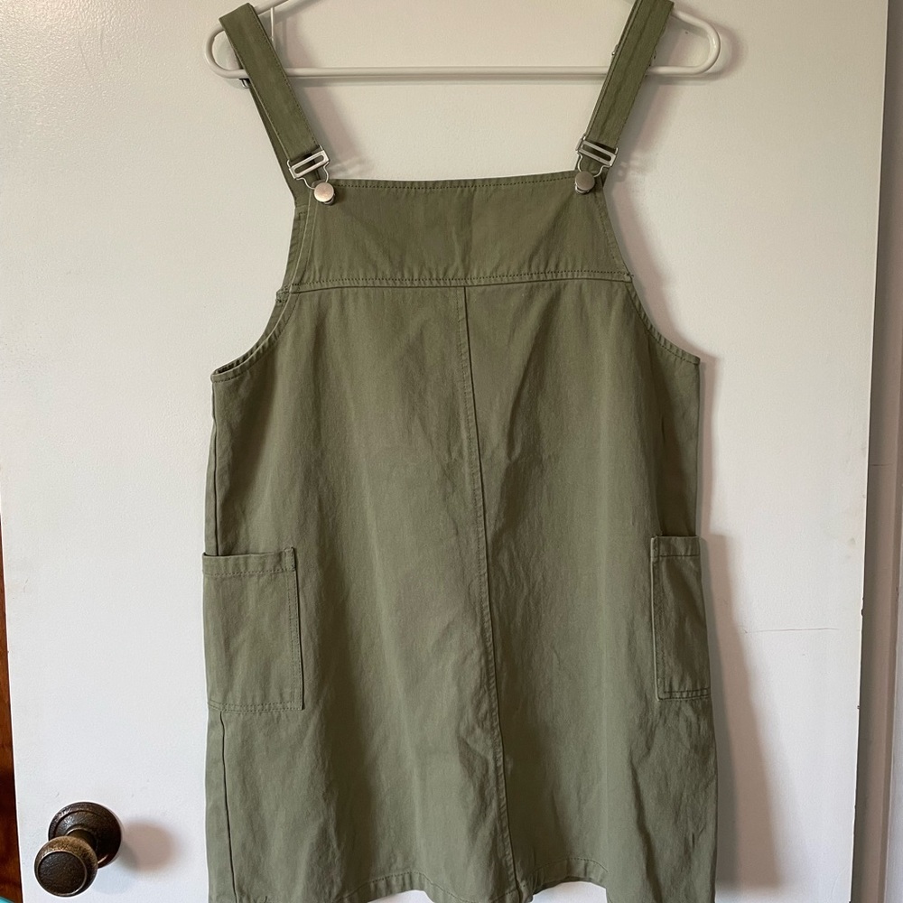 Altar’D Stare, Army green, coverall dress, Size S
